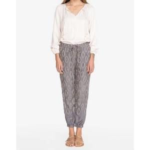 NEW JOHNNY WAS diamond all over embroidered pant in dusty mountain